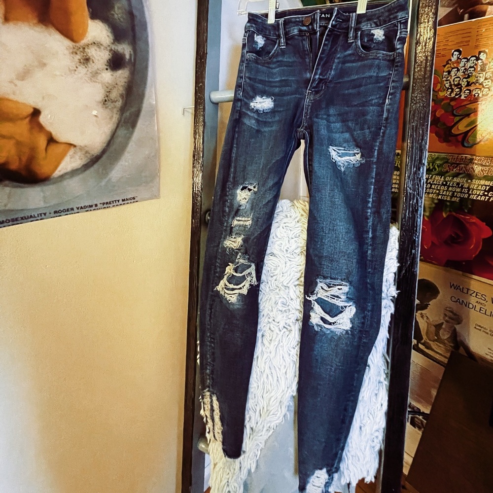 american eagle next level stretch skinny jeans